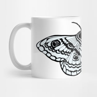 Simplistic Moth Mug